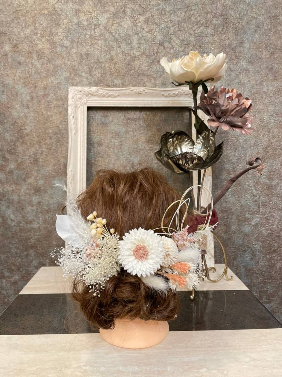 original head dress Dress hair #6 likes flower works ライクス フラワーワークス